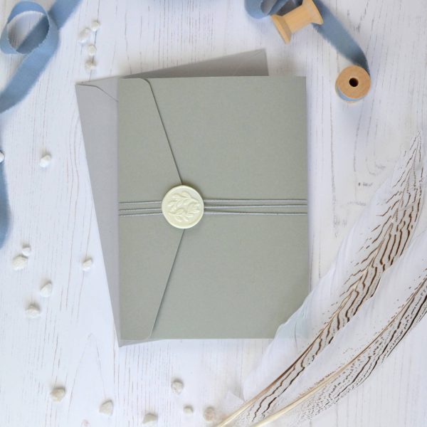 Sample - Pocketfold Olive Grove Wedding Invitation - Image 6