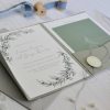 Sample - Pocketfold Olive Grove Wedding Invitation