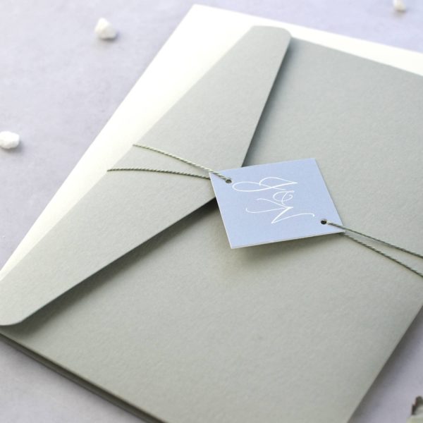 Venue Illustration Pocketfold Wedding invitation