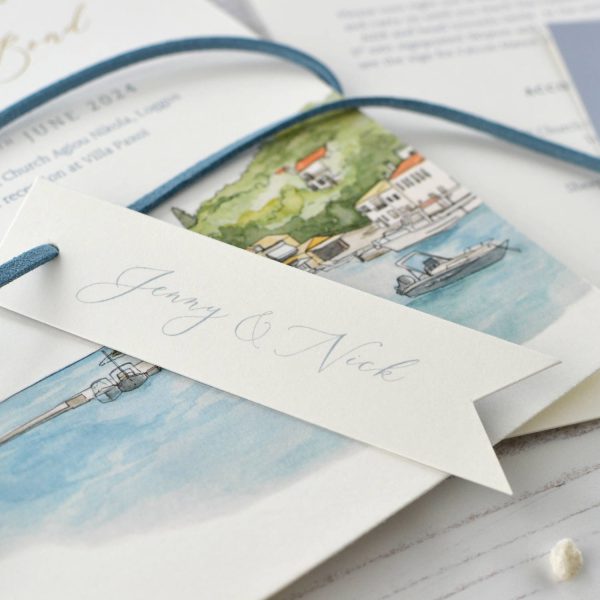 Destination wedding invitation